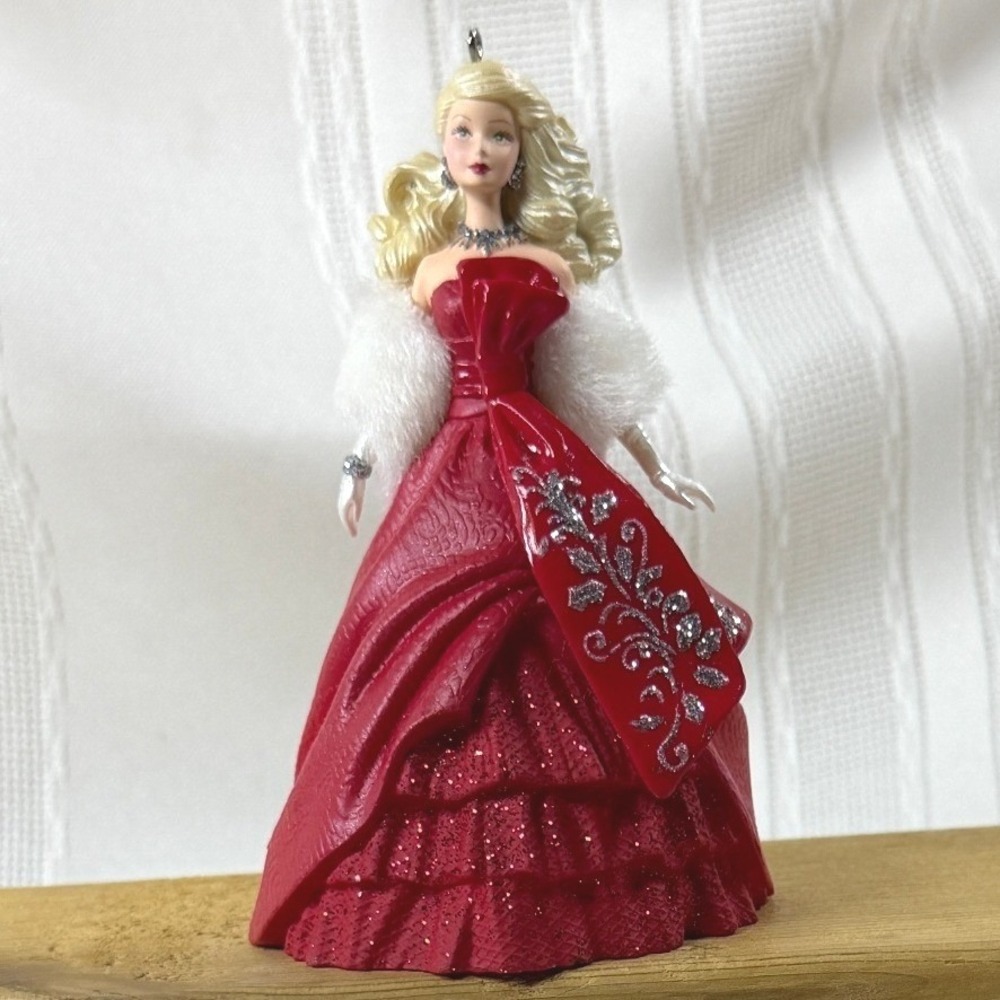 Hallmark Keepsake Celebration Barbie Ornament Special 2012 Edition Holiday Red